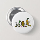 Groenten Ronde Button 5,7 Cm (Voorkant /achterkant)