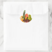 GROENTEN RONDE STICKER (Tas)