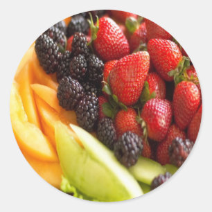 GROENTEN RONDE STICKER