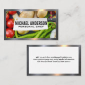 Groenten | Slagersmes | Culinair Visitekaartje (Voorkant / Achterkant)