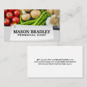 Groenten | slagersmes visitekaartje (Voorkant / Achterkant)