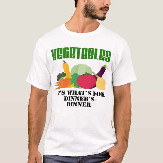 GROENTEN T-SHIRT (Voorkant)