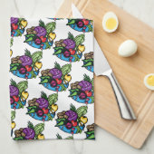 Groenten Theedoek (Quarter Fold)