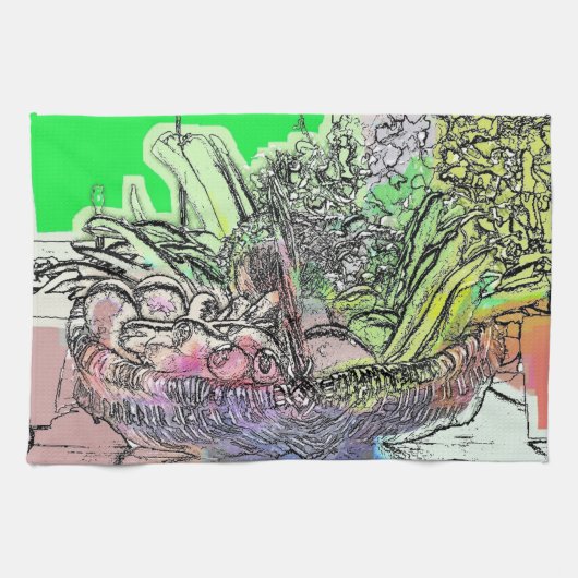 GROENTEN THEEDOEK (Horizontaal)