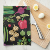 Groenten Theedoek (Quarter Fold)