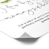 Groenten tuin hoe groot is mama's buik spel poster (Hoek)