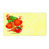 Groenten uit liefde, etiket (Voorkant)