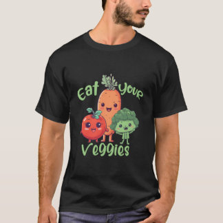 Groenten Vegetarisch Vegan Gezond Voedsel T-shirt