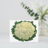  groenten Veggies bloemkool Briefkaart (Staand voorkant)