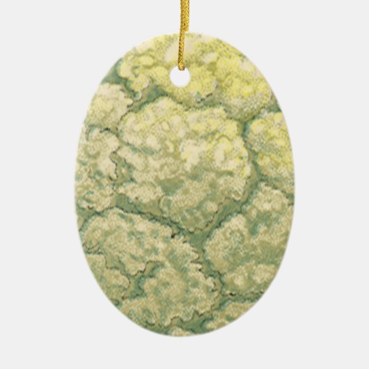 groenten Veggies bloemkool Keramisch Ornament (Voorkant)