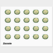  groenten Veggies bloemkool Ronde Sticker (Vel)