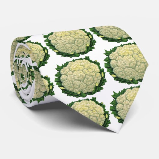  groenten Veggies bloemkool Stropdas (Opgerold)