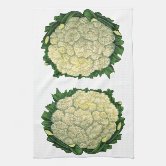  groenten Veggies bloemkool Theedoek (Verticaal)