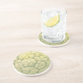 groenten Veggies bloemkool Zandsteen Onderzetter (Zijkant)