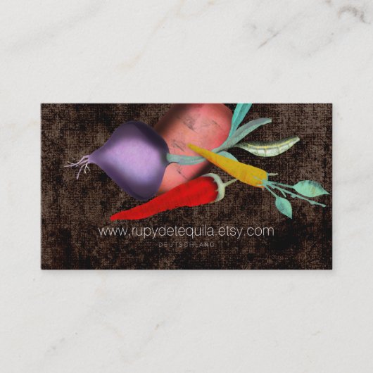 Groenten Visitekaartje (Voorkant)