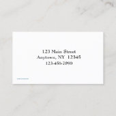 Groenten Visitekaartje (Achterkant)