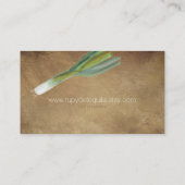 Groenten Visitekaartje (Achterkant)