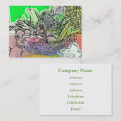 GROENTEN VISITEKAARTJE (Voorkant / Achterkant)