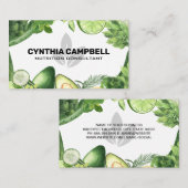 Groenten | voedingsdeskundige visitekaartje (Voorkant / Achterkant)