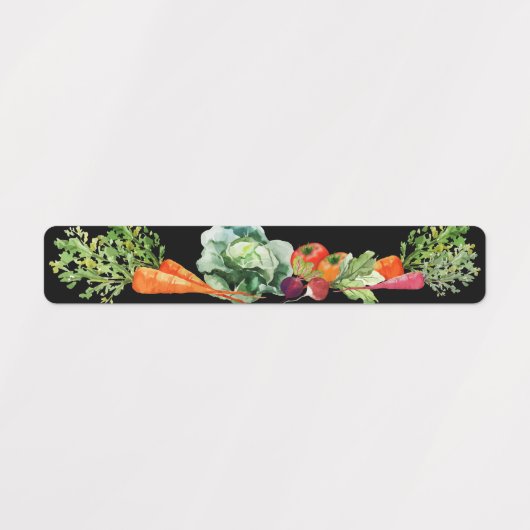 Groenten Voedsel Deksel Tamper Proof Labels (Design 1)