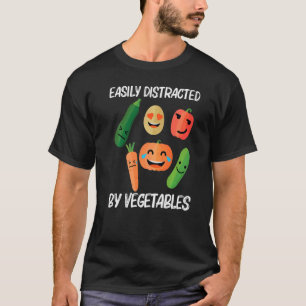 Groenten voor mannen, gezond leven, eten t-shirt
