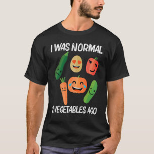 Groenten voor mannen, gezond leven, eten t-shirt