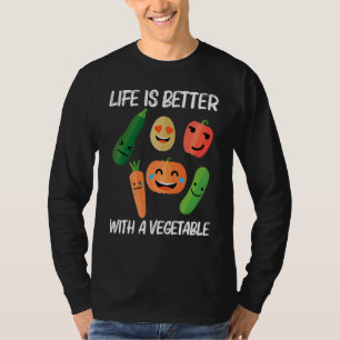 Groenten Voor Mannen Vrouwen Gezonde Levensstijl V T-shirt