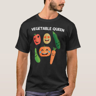Groenten voor vrouwen: gezonde levensstijl voeding t-shirt