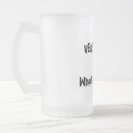 GROENTEN: Wat eten eet. Matglas Bierpul (Links)