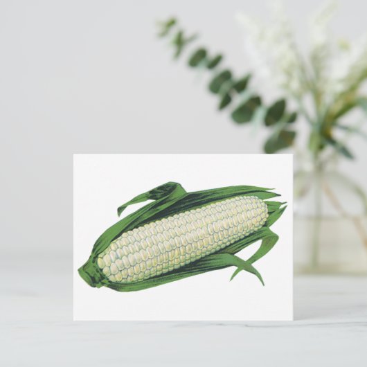  groenten Witte korn op de krab Briefkaart (Staand voorkant)