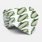  groenten Witte korn op de krab Stropdas (Opgerold)