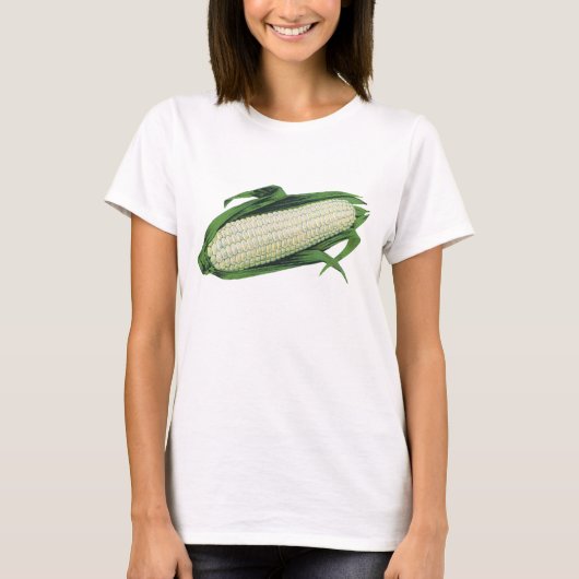  groenten Witte korn op de krab T-shirt (Voorkant)
