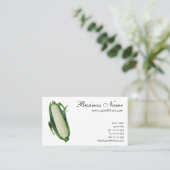  groenten Witte korn op de krab Visitekaartje (Staand voorkant)