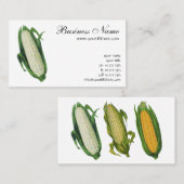  groenten Witte korn op de krab Visitekaartje (Voorkant / Achterkant)
