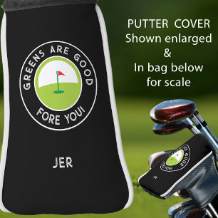 Groenten zijn goed voor je Geborduurde Putter Golfheadcover