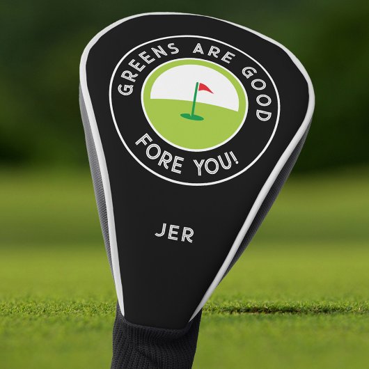 Groenten Zijn Goed Voor Jou Met Monogram Golfheadcover