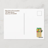 Groentenboer- en tuinbouwproducten briefkaart (Achterkant)