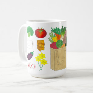 Groentenboer- en tuinbouwproducten koffiemok