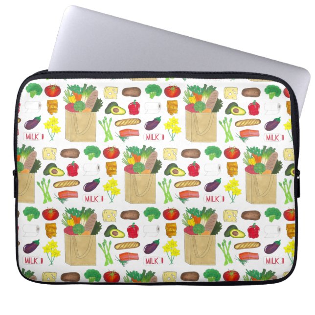 Groentenboer- en tuinbouwproducten laptop sleeve (Voorkant)