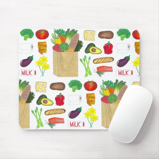 Groentenboer- en tuinbouwproducten muismat (Met muis)