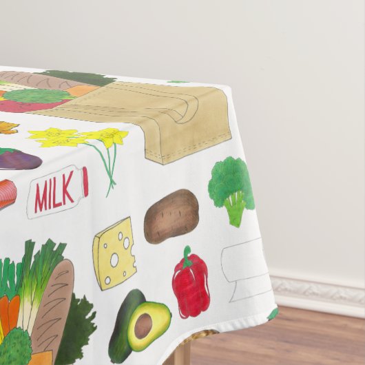 Groentenboer- en tuinbouwproducten tafelkleed (Voorbeeld)
