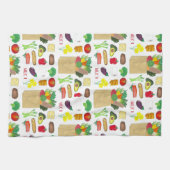 Groentenboer- en tuinbouwproducten theedoek (Horizontaal)