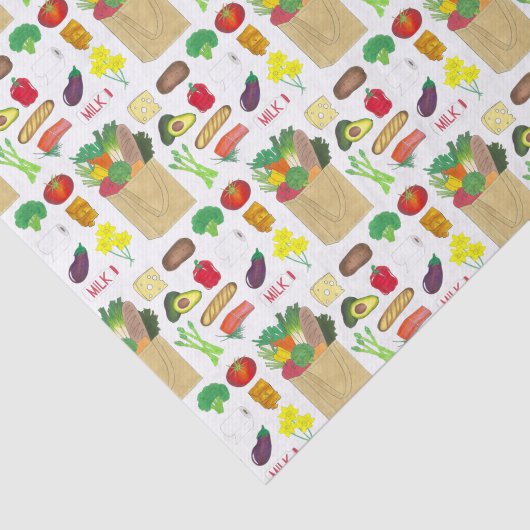 Groentenboer- en tuinbouwproducten tissuepapier (Detail)