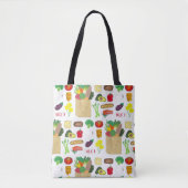 Groentenboer- en tuinbouwproducten tote bag (Voorkant)