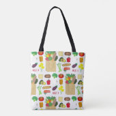 Groentenboer- en tuinbouwproducten tote bag (Achterkant)