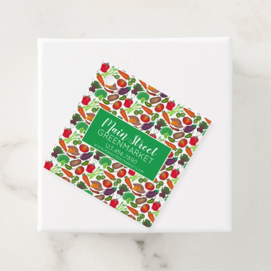 Groentenconserven van groenten en fruit bedankjes labels (In situ)