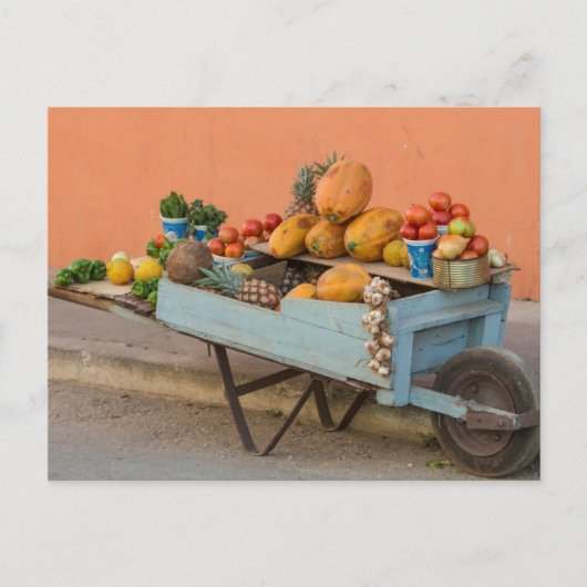 Groentenkar, Cuba Briefkaart (Voorkant)