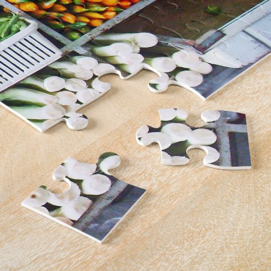 Groentenmarkt Legpuzzel (Zijkant)