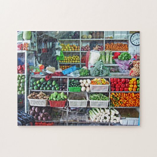 Groentenmarkt Legpuzzel (Horizontaal)