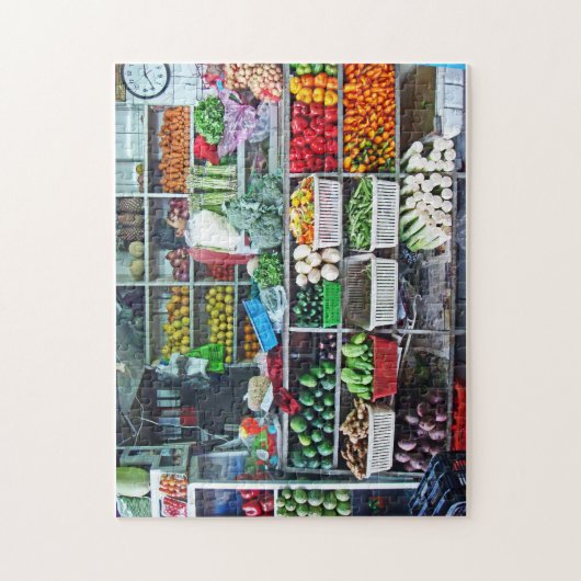 Groentenmarkt Legpuzzel (Verticaal)